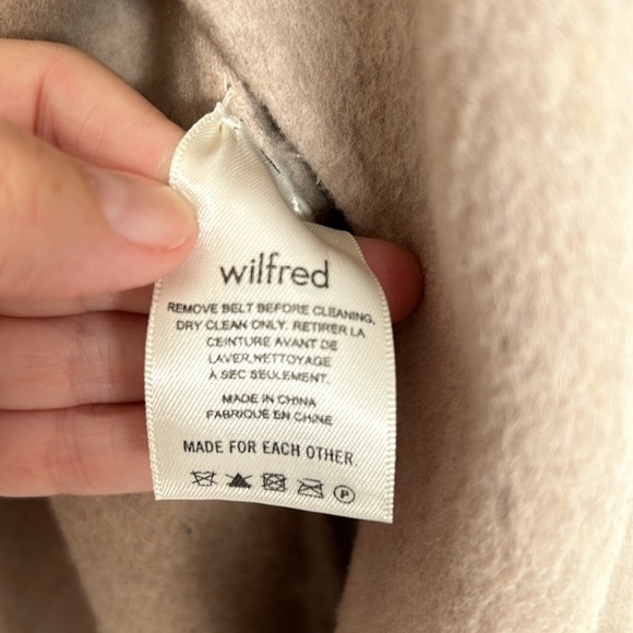 Wilfred wool double faced coat - Picture 7 of 10